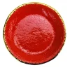 Set of 6 Preta Oro Red Charger Plates 31cm