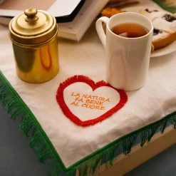 Set of 2 Quadrifoglio Linen Placemats