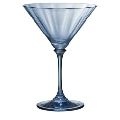 Set of 6 Riflesso Blue Cocktail Glasses