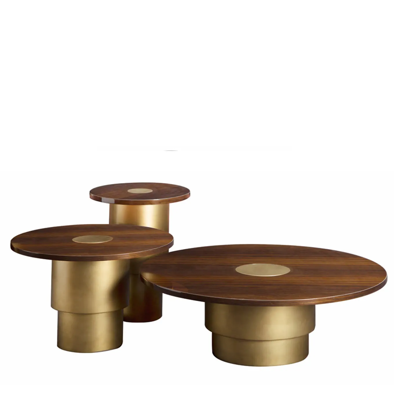 Set of 3 Rondò Nesting Tables by Dainellistudio