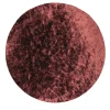 Set of 4 Round Red Velvet Placemat Covers with Wooden Support