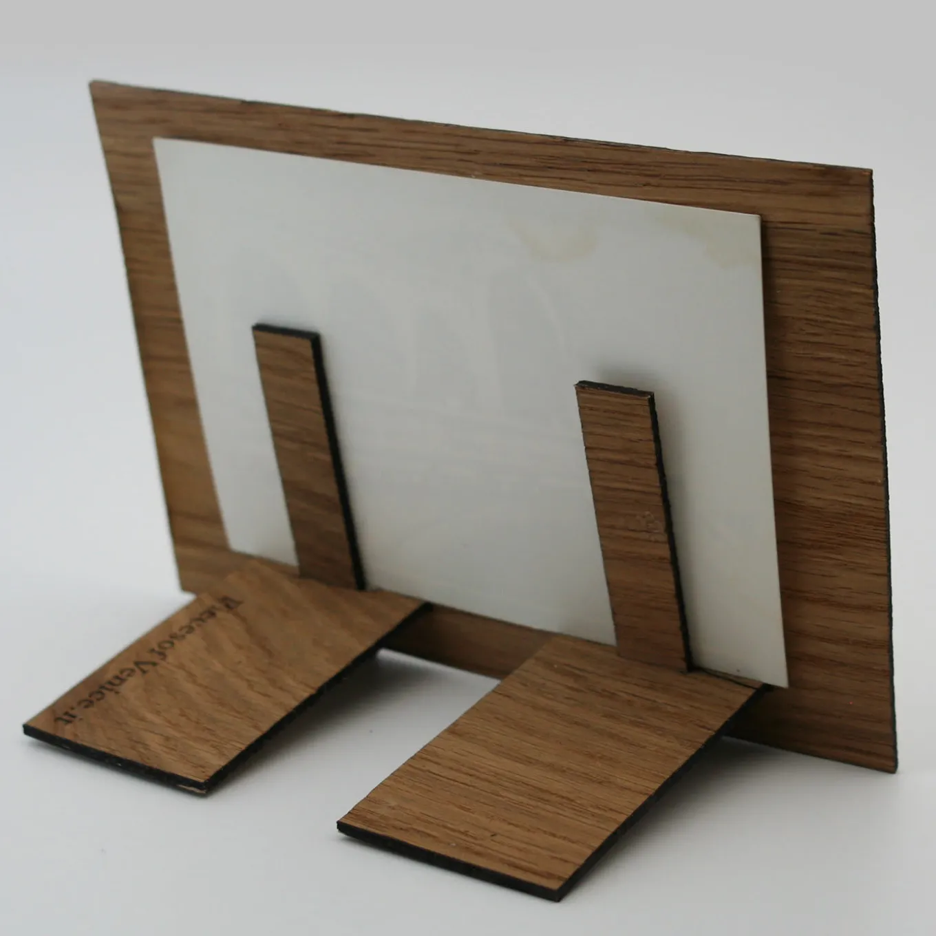 Set of 4 Sandro Gallo 136 Oak Wood Frames by Luciano Marson for POV