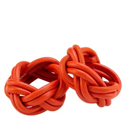 Set of 2 Sherazade Spritz Orange Napkin Holders