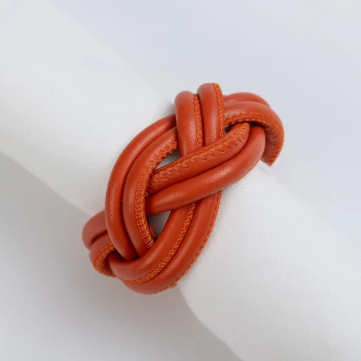 Set of 2 Sherazade Spritz Orange Napkin Holders