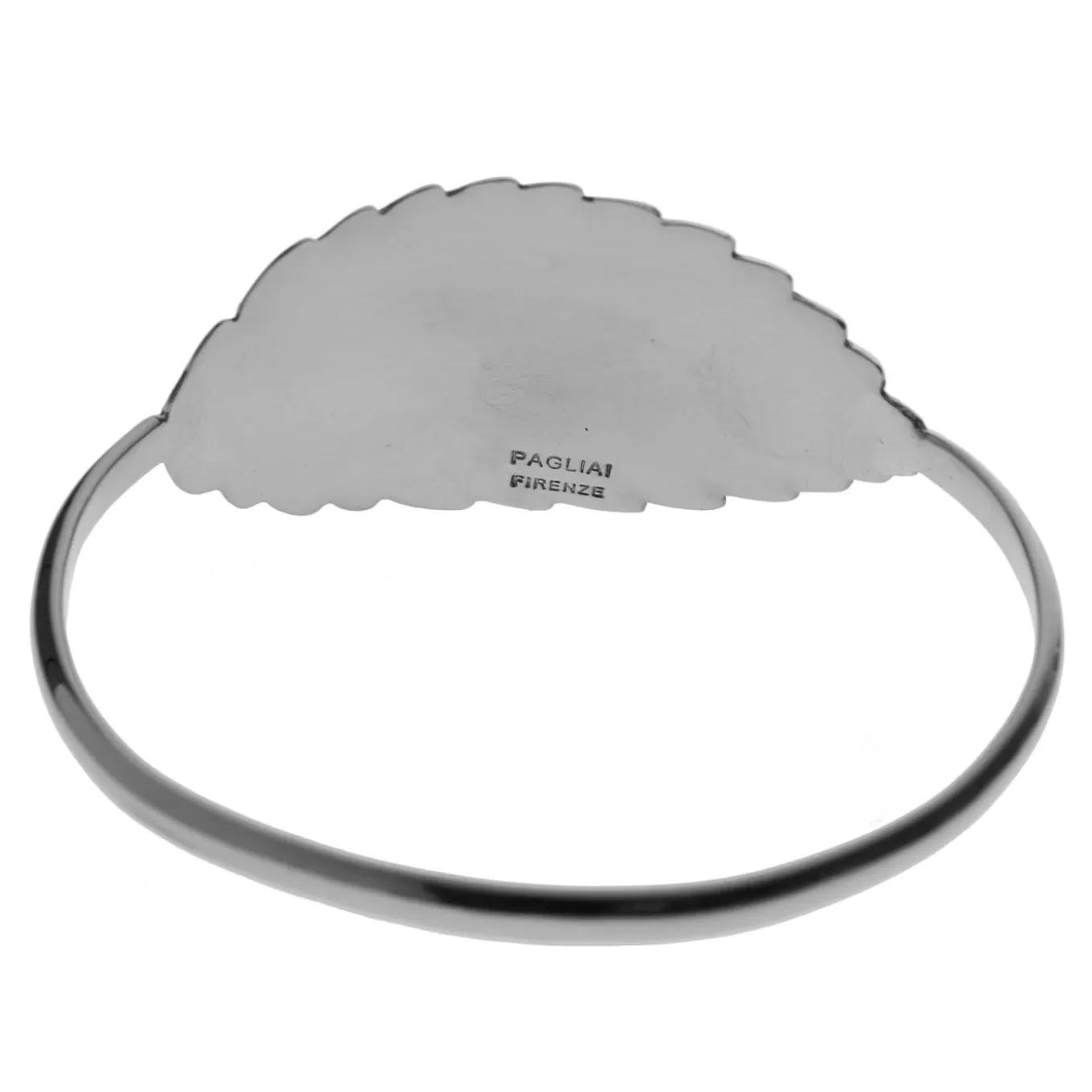 Set of 6 silver brass napkin rings