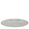 Set of 6 Silver Charger Plates