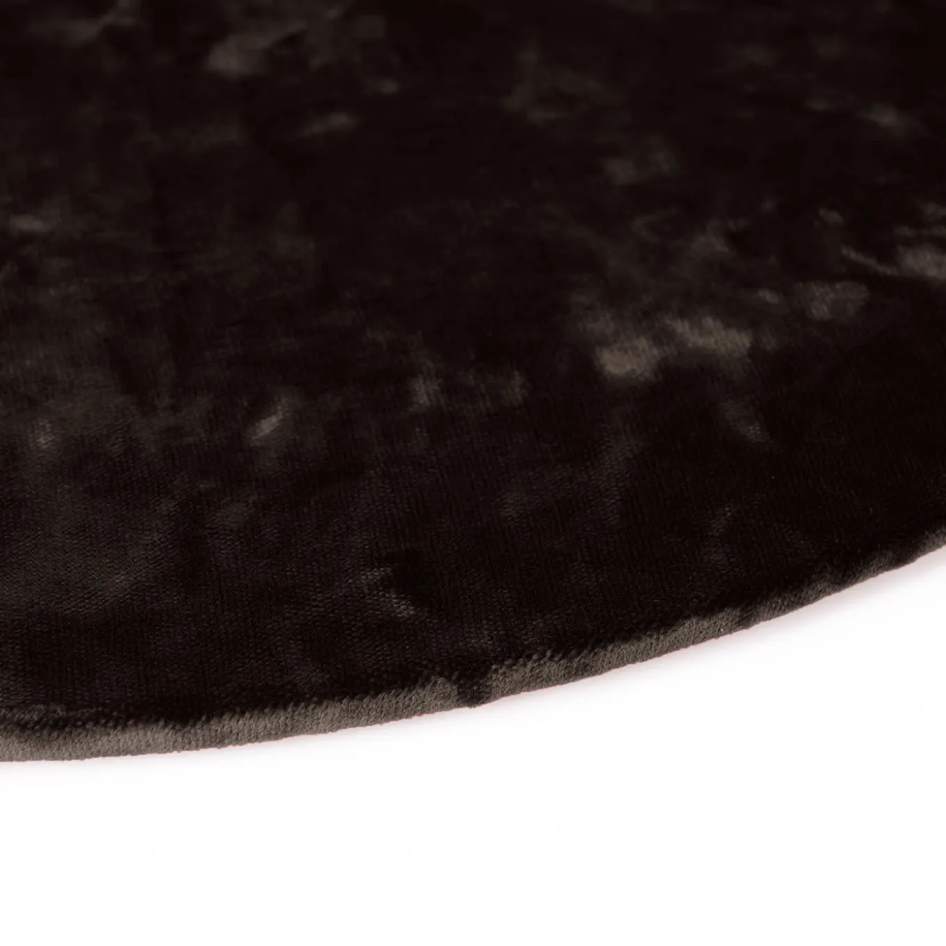 Set of 4 Small Brown Velvet Placemat Covers with Wooden Support