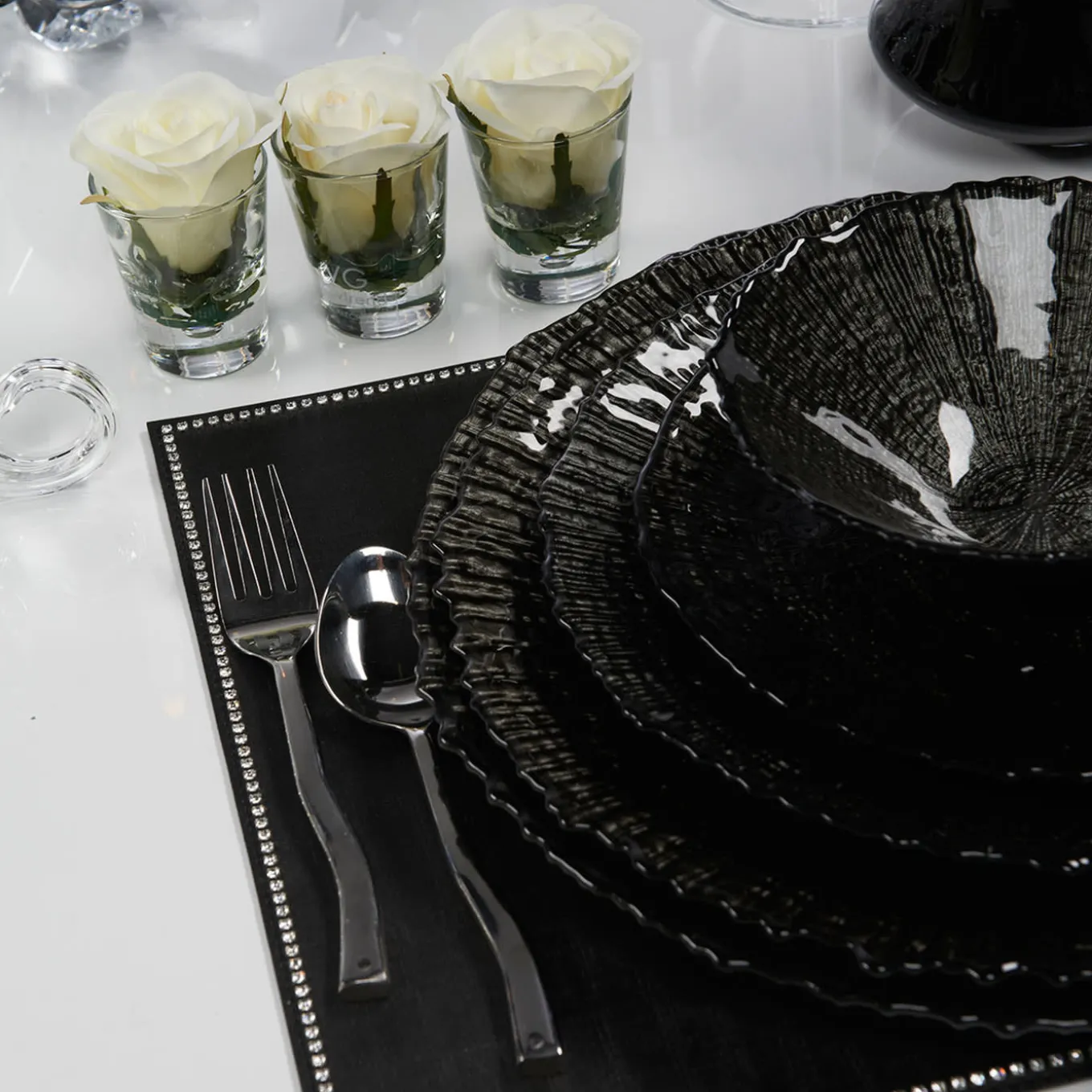 Set of 6 Small Night Plates