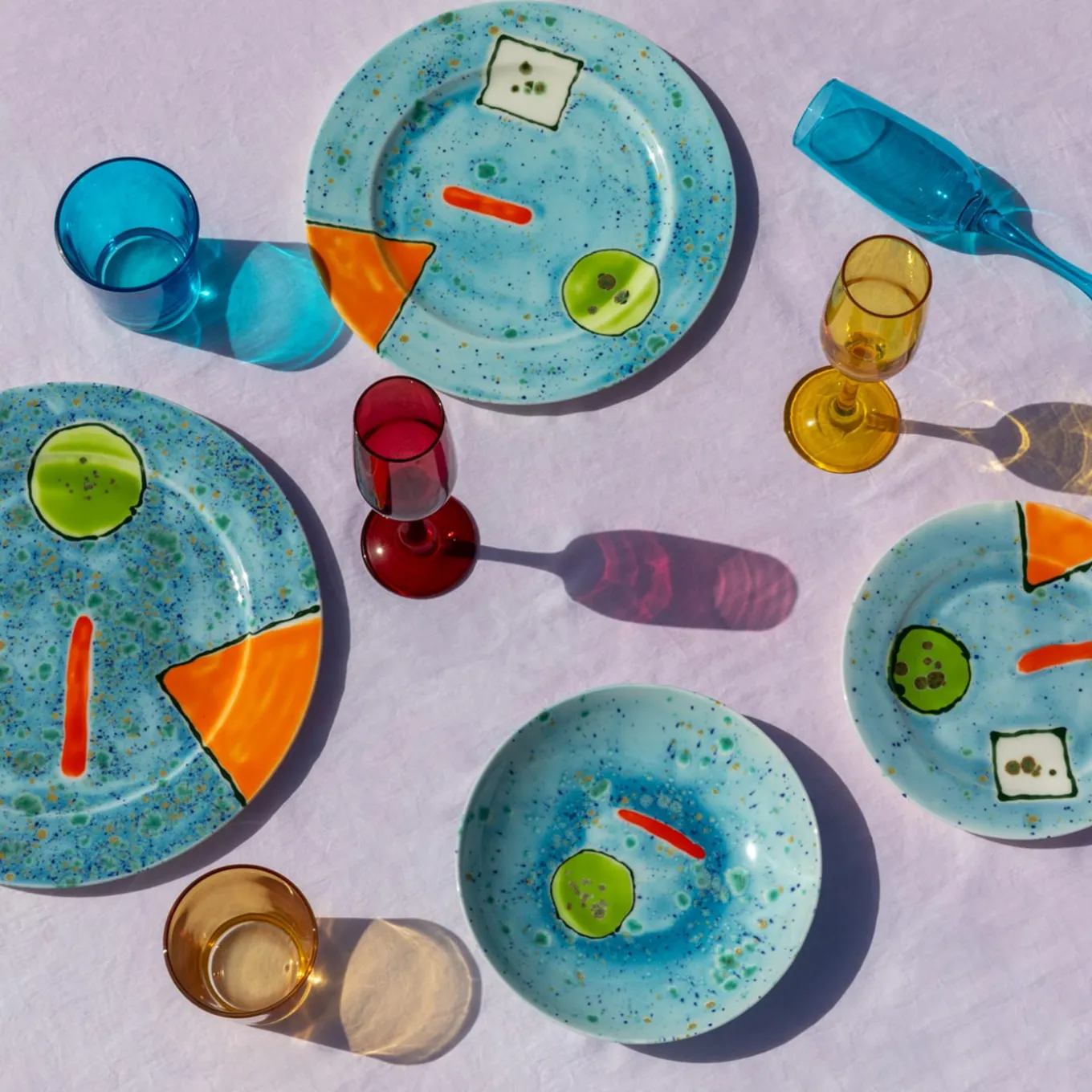 Set Of 2 Sorbet Coupe Soup Plates