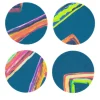 Set of 8 Space Shapes Coated Coasters in Blue