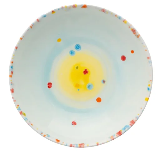 Set of 2 Summer Soup Coupe Plates