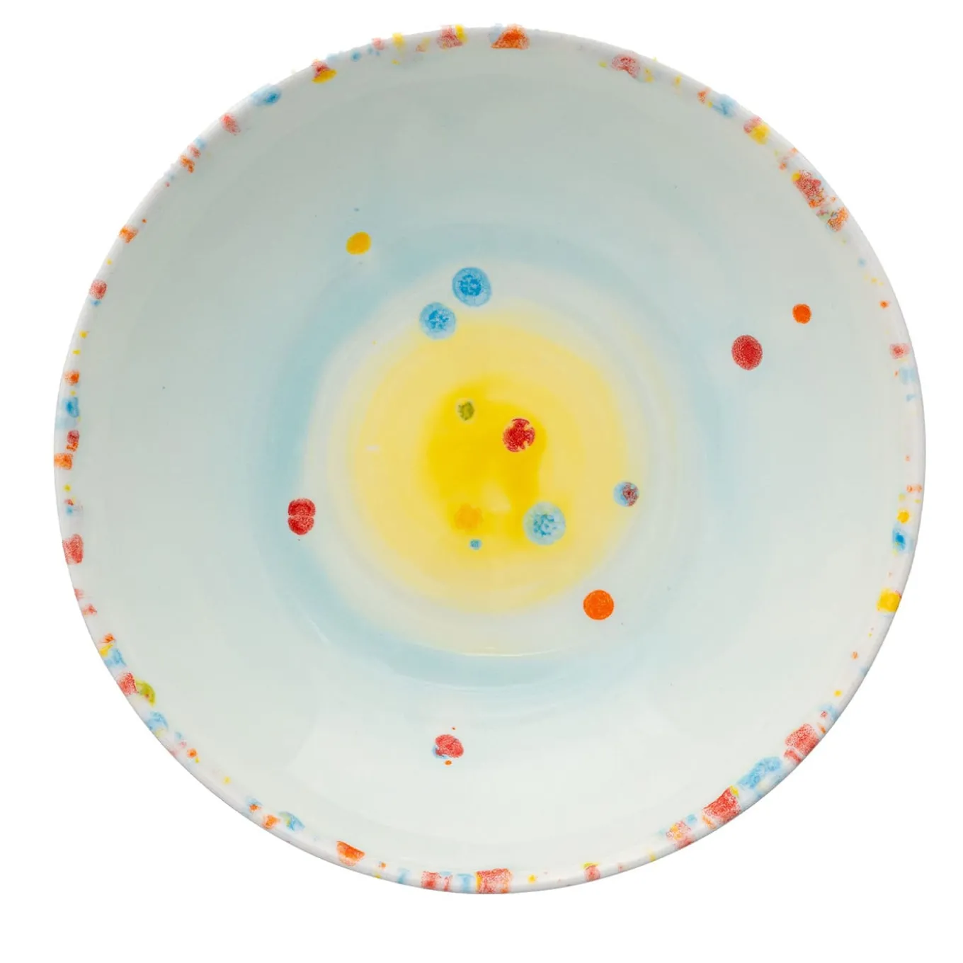 Set of 2 Summer Soup Coupe Plates