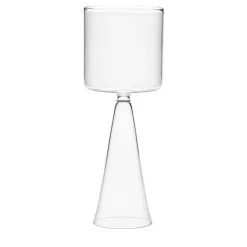 Set Of 4 Tall Transparent Dolce Vita Wine Glasses