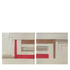 Set of 2 Tapestries Ephemera Multicolor #6