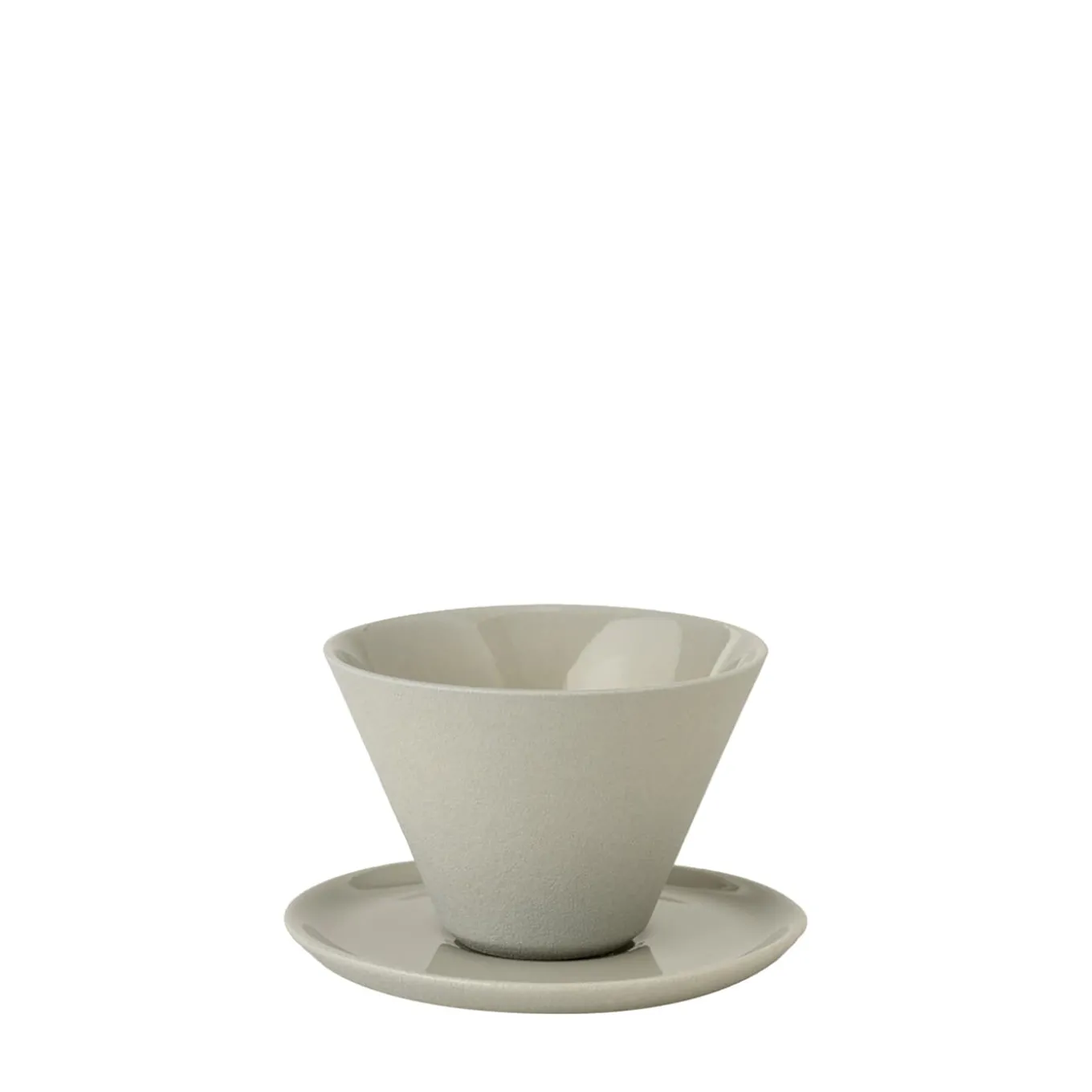 Set of 2 Teacups with Saucers