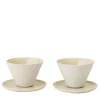 Set Of 2 Teacups with Saucers