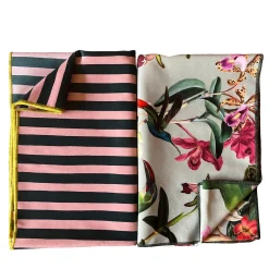 Set of 2 Tropical and Striped Runners