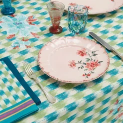 Set of 3 Veranda Pink Dinner Plates