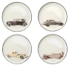 Set of 4 Vintage Cars Dinner Plates #2