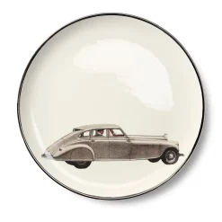 Set of 4 Vintage Cars Dinner Plates #2