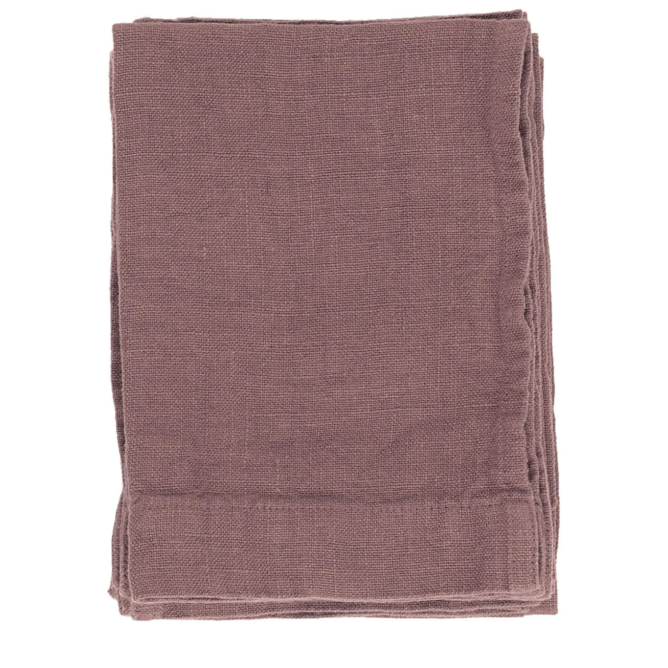 Set of 4 Vintage Pink Linen Hand Towels