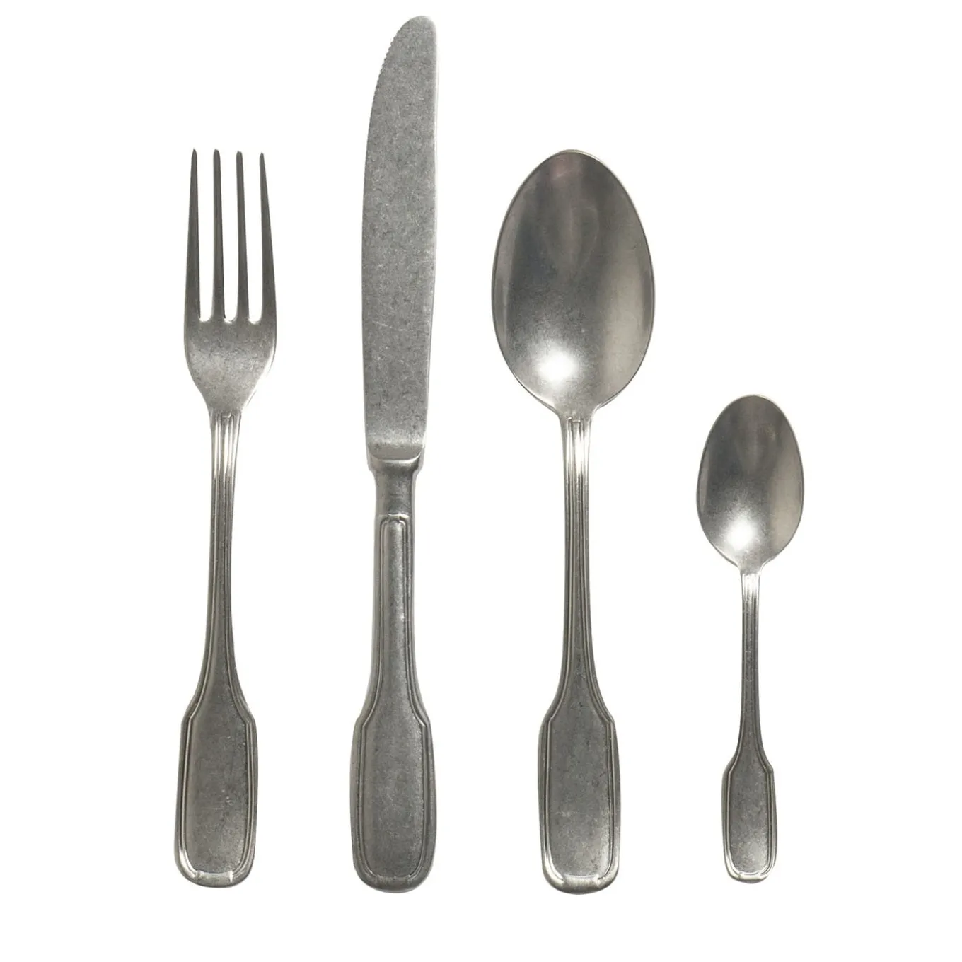 Set of 24 Vintage Steel Cutlery