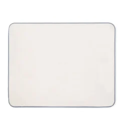 Set of 4 white Waxed Linen Placemats