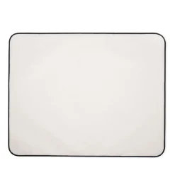 Set of 4 white Waxed Linen Placemats