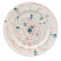 Set of 2 Winter Dinner Rim Plates