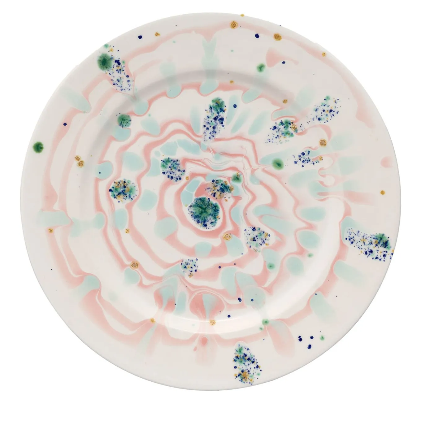 Set of 2 Winter Dinner Rim Plates