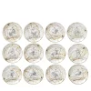 Set of 12 Zodiaco dinner plates