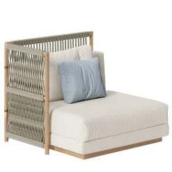 Set of Modul Angular Sofa and Windscreen