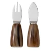 Set of Parmigiano Serving Cutlery with Horn Handles