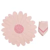 Set Of Pink Daisy Placemat And Napkin