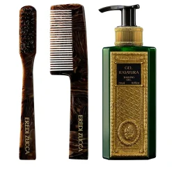 Set of Shaving Gel & Beard and Moustache Accessories