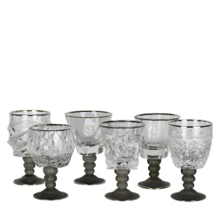 Set of Six Sabaudia Chalices