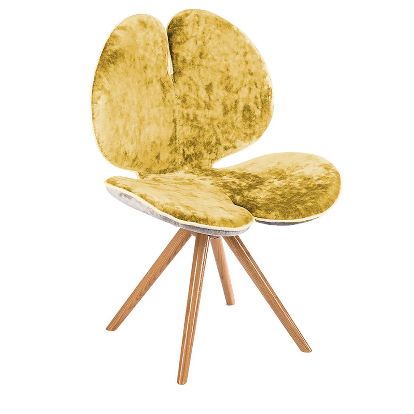 Set of Two Pansè Chairs in Yellow