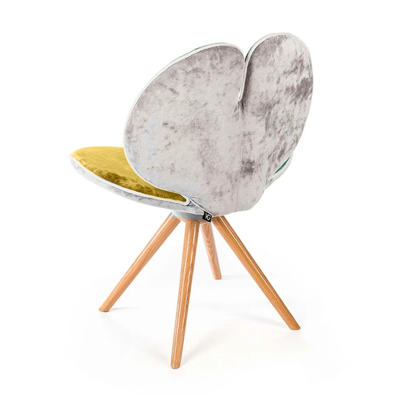 Set of Two Pansè Chairs in Yellow