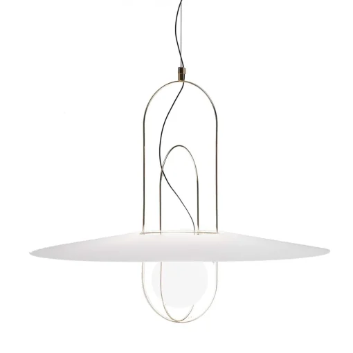 Setareh White Pendant Lamp by Francesco Librizzi