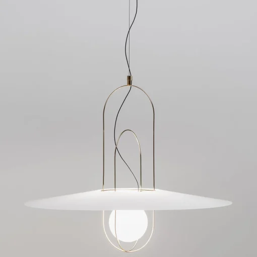 Setareh White Pendant Lamp by Francesco Librizzi