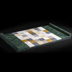 Sette Per Sette Multicolor Marble Rectangle Centerpiece