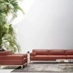 Shake Orange Armchair by Stefano Giovannoni