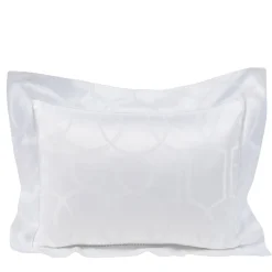 Shangri-La Boudoir Rectangular Patterned White Pillowcase