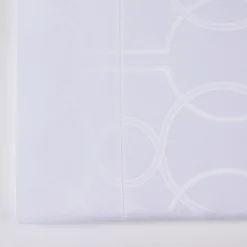 Shangri-La Jacquard White Double Bed Sheet