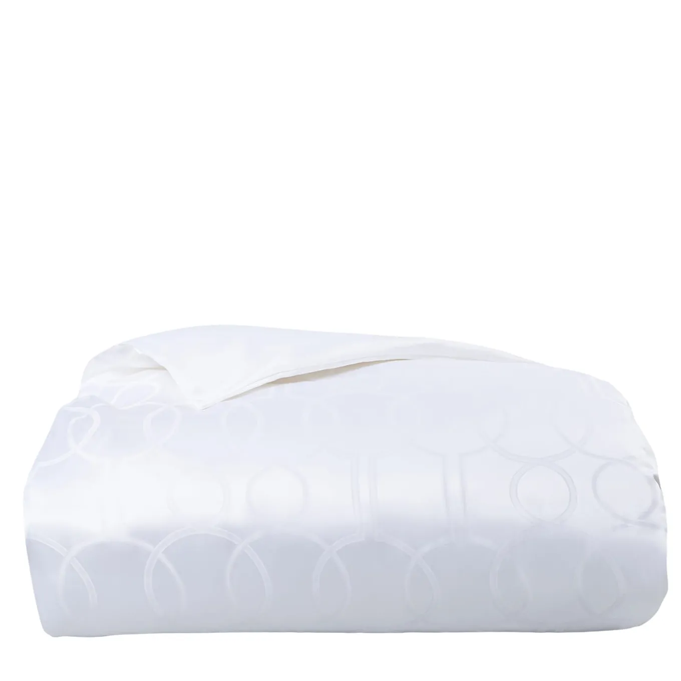 Shangri-La Jacquard White Double Bed Duvet Cover