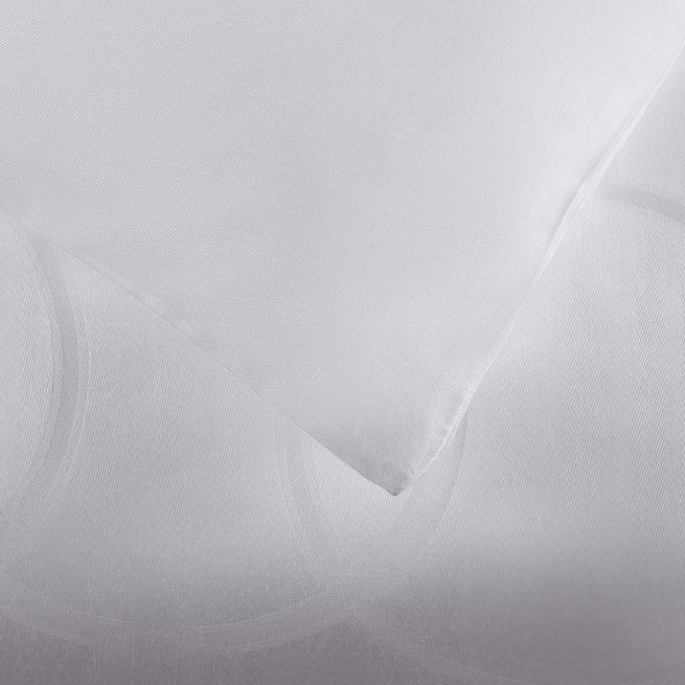 Shangri-La Jacquard White Double Bed Duvet Cover