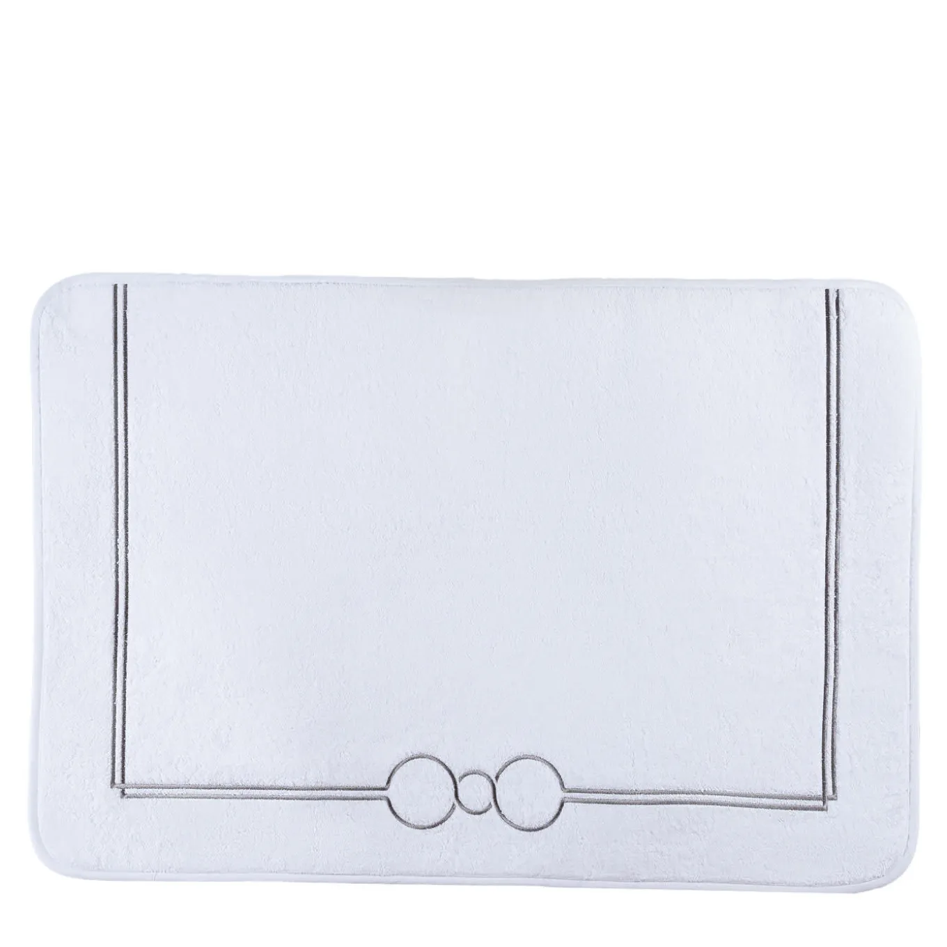 Shangri-La Pink & White Bath Rug