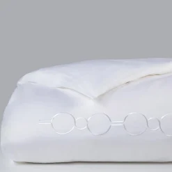 Shangri-La White Double Bed Duvet Cover