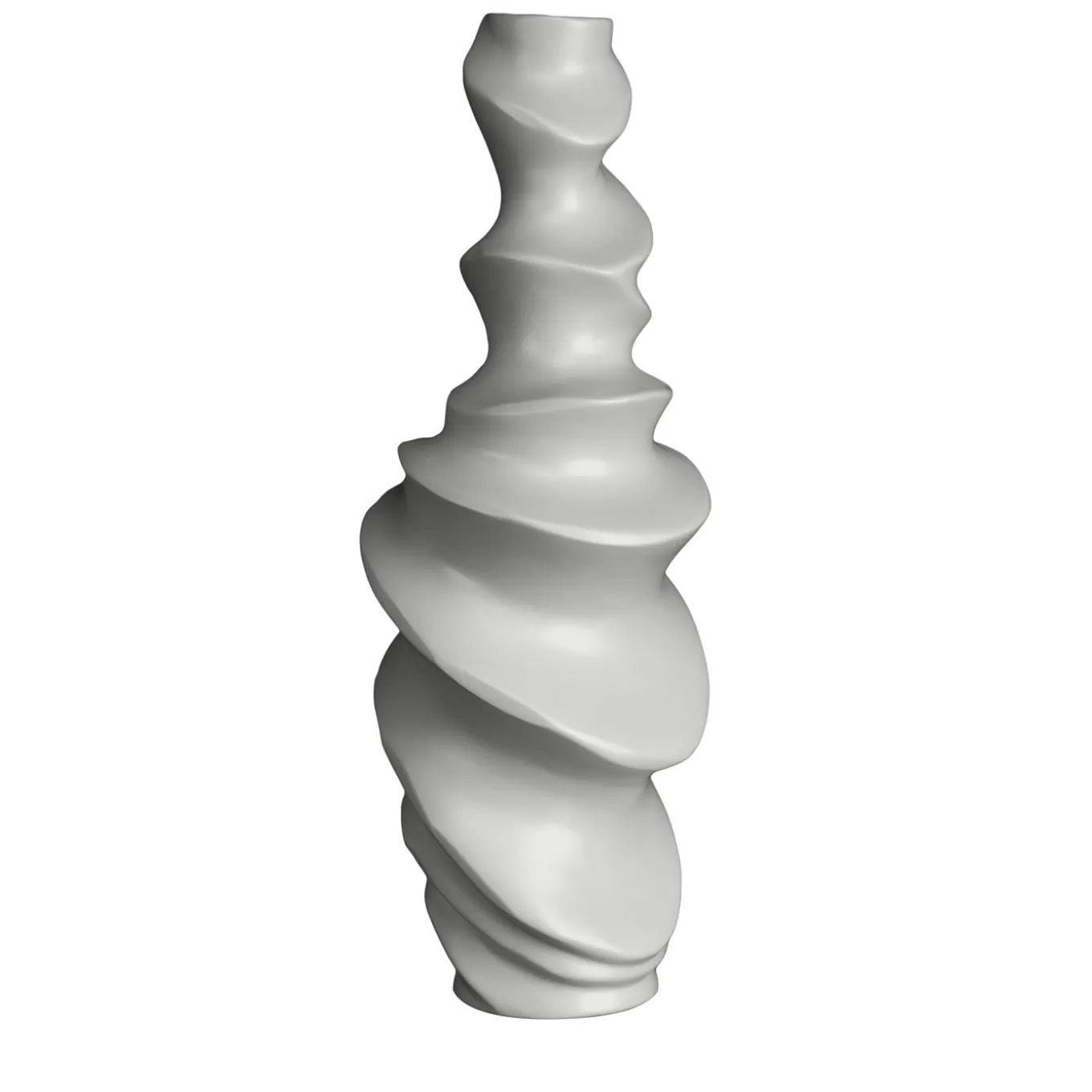 Sharp Pei Small Gray Decorative Vase