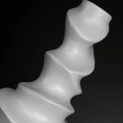 Sharp Pei Small Gray Decorative Vase